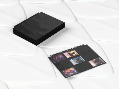 Produktbild von Prophila Collection Premium 18 Pocket Pages Side Loading Black 100 Stück