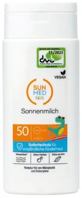 Produktbild von Sun Med Sonnenmilch Kids Lsf 50 200 ml
