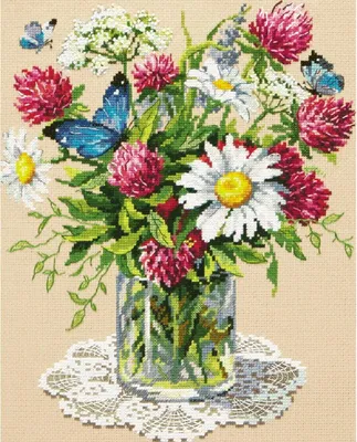 Produktbild von Magic Needle Zweigart Edition Kreuzstich Set "Strauss", Zählmuster, 25x31cm