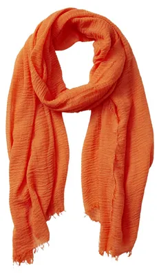Productafbeelding van Hadley Wren Damen Klassieke, zachte, effen wollen sjaal, oranje, one size
