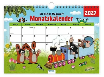 Produktbild von TRÖTSCH - Der kleine Maulwurf Monatsterminer Monatskalender 2027