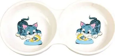 Produktbild von Trixie Keramik-Doppelnapf für Katzen