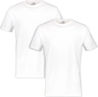 Produktbild von LERROS Doppelpack T-Shirt Rundhals in Premium Baumwollqualität , Farbe: WHITE , Größe: L