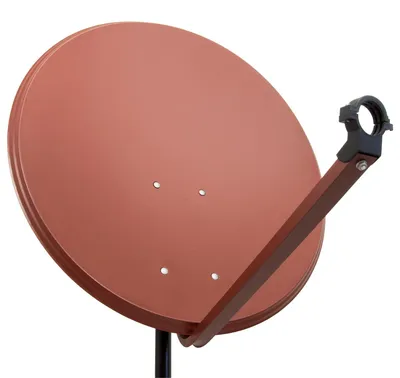 Produktbild von PremiumX PXA100 Satellitenschüssel 100cm Aluminium Ziegelrot Satellitenantenne SAT Spiegel
