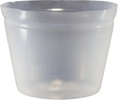 Produktbild von Kunststoffeinsätze transparent runder weicher Pflanzeinsatz Blumentöpfe Brunnen RU Ø oben 45 H 35 Ø unten 32