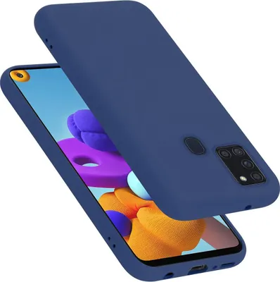Obrázek produktu pro Cadorabo ochranné pouzdro pro Samsung Galaxy A21s modré pouzdro na mobilní telefon kryt TPU pouzdro