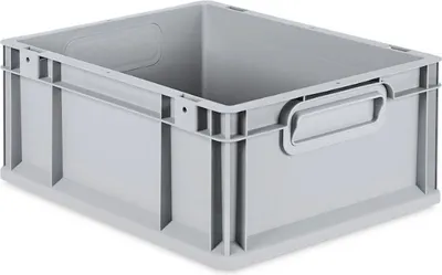 Produktbild von Eurobox NextGen Economy | Griffe geschlossen | HxBxT 17x30x40cm | 16 Liter | Eurobehälter, Transportbox, Transportbehälter, Stapelbehälter