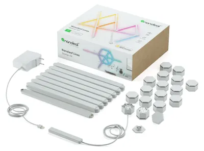Productafbeelding van Lines Starter Kit - Modulaire Backlit Smart Verlichting - 15PK - Wit