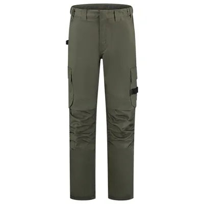 Image de Pantalon de travail Twill Cordura pantalon de travail unisexe, Couleur : Armée, TAILLE : 60