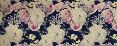 Produktbild von Coloray Fototapete 208x146 cm An Einer Wand Latex Latextapete - Floralroses Vintage-Blumen