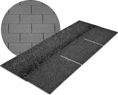 Produktbild von Bitumen-Rechteckschindeln in Schwarz, 3 m²