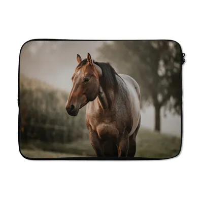 Produktbild von MuchoWow® Laptop Hülle 14 ZollPferd - Licht - Wald Laptoptasche - Laptoptasche - Stoßsicher - Schutzhaube