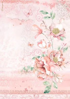 Produktbild von Motiv-Strohseide "Roseland - Flowers", DIN A4