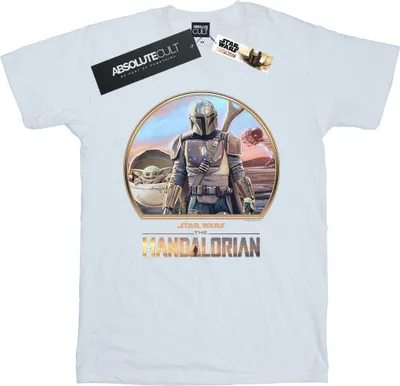 Produktbild von Star Wars - "The Mandalorian And The Child" T-Shirt für Damen BI45598 (XXL) (Weiß)