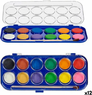 Immagine prodotto di Acquerelli 12 colori (12 pezzi)
