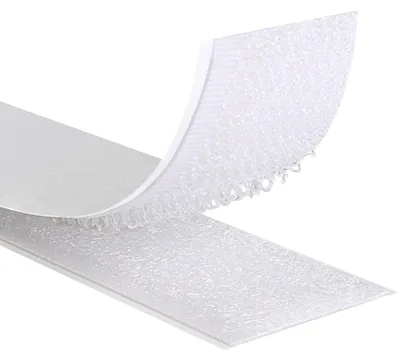 Productafbeelding van Zelfklevend klittenband set, 16 mm x 3 m, wit