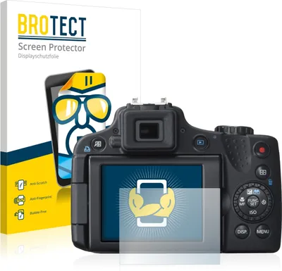 BROTECT Schutzfolie Für Canon EOS M6 (2 Stück) – Ultra-klar, Kratzfest, Made In Germany