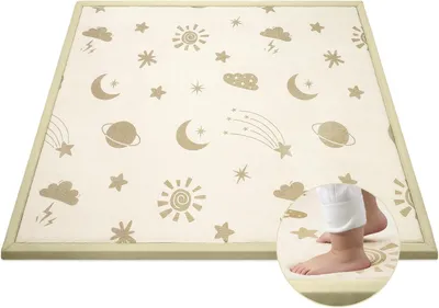 Zdjęcie produktu dla Mata edukacyjna dla niemowląt, o grubości 3,2 cm, wymiary 150x180 cm, idealna do nauki raczkowania