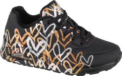 Produktbild von Skechers Uno-Metallic Love 155523-BKGD, Sneaker, Damen, Schwarz