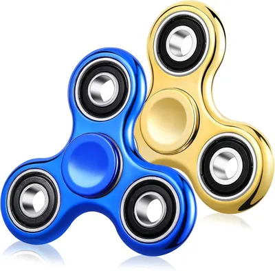 Imagen del producto de Juego de 2 giroscopios antiestrés - Giroscopios para niños y adultos