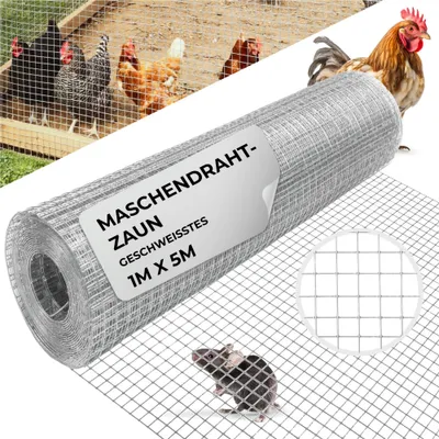 Produktbild von Geflecht GARDEN ZN, 1000/10,6x10,6/0,8 mm, viereckig, Garten, Tierhaltung, Packung 5 m