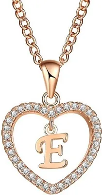 Produktbild von Elegante E/Gold Halskette Buchstabe für Damen KP5188