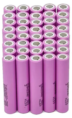 Imagen del producto de Batería de iones de litio, capacidad de 3500 mAh, potencia de descarga de 20 A, paquete de 40 baterías