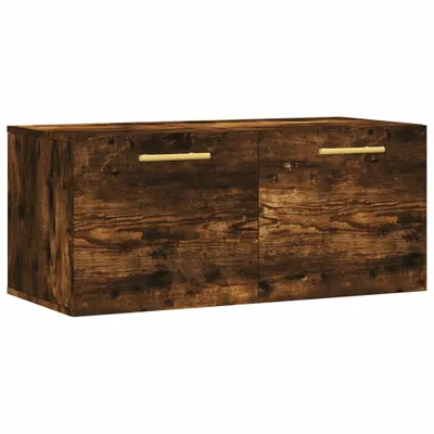 Zdjęcie produktu dla vidaXL Szafka ścienna dąb wędzony 80x36,5x35 cm Materiał drewnopochodny