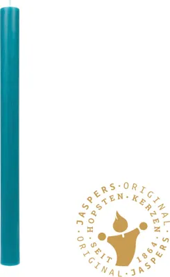 Produktbild von Flachkopf durchgefärbte Stabkerzen Teichgrün 290 x Ø 21 mm, 1 Stück