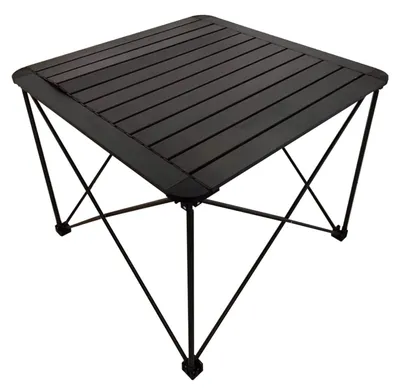 Obrázok produktu pre Skladací campingový stôl – vrátane prepravnej tašky – 70 x 70 x 56 cm