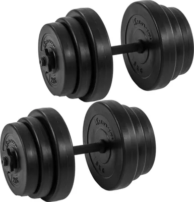 Produktbild von MOVIT Kurzhantel Set 40kg Hanteln Hantelscheiben Hantelset Gewichte 2x 20kg