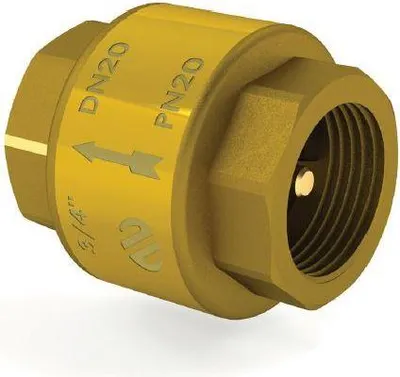 Image de Clapet Anti-Retour À Ressort F-F 1/2" Piston Métallique