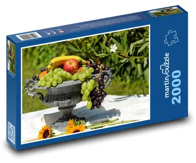 Zdjęcie produktu dla Puzzle 2000 Misa owocowa - winorośl - martinpuzzle