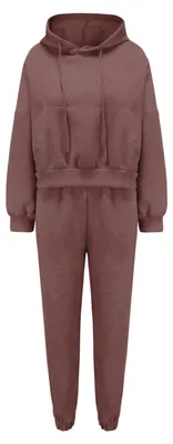 Produktbild von Elzusha – Bequemer Damen-Jogginganzug mit Kapuze und Taschen