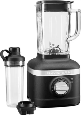 Obrázok produktu pre KitchenAid 5KSB4034EBK, Stolný mixér, 1,4 L, Pulzný spínač, Drtenie ľadu, 0,91 m, 1200 W