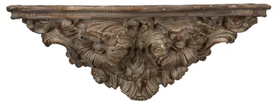 Image de Clayre & Eef Wandregal 73x21x29 cm Braun Grau Keramikmaterial