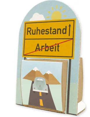Produktbild von itenga Geldgeschenkverpackung Ruhestand Auto