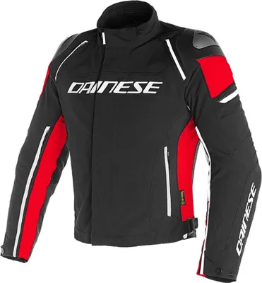 Produktbild von Dainese Racing 3 D-Dry Motorrad Textiljacke, schwarz/rot, 46