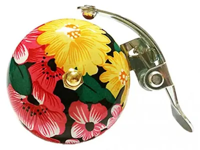 Produktbild von Fahrradklingel Flowers 58 mm - bbeBells 52342 - Glocke Klingel Läute Schelle