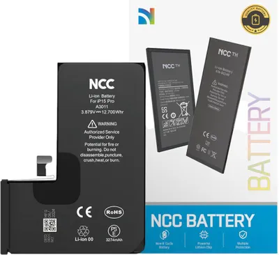 Produktbild von OEM NCC Ersatzakku Akku Batterie Battery 3274 mAh für iPhone 15 Pro & Werkzeug