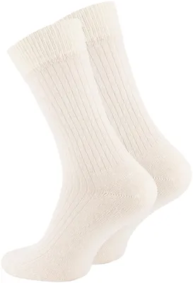 Produktbild von Cotton Prime® 2 Paar Kaschmir Merino Socken Socken aus weichem Kaschmir-Merino-Mix 35-38 wollweiss
