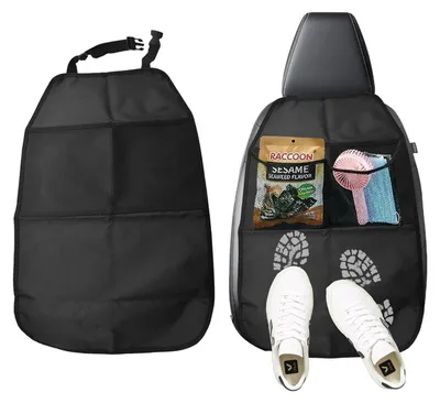 Immagine prodotto di Coprisedili per auto, 2 pezzi, impermeabili, con tasche portaoggetti e organizer