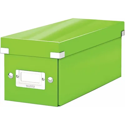 Immagine prodotto di LEITZ 6041-00-54 Scatola per CD/DVD Click & Store verde, 1 pz.