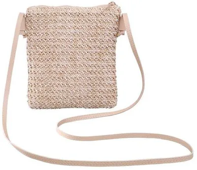 Produktbild von Ibenzoa® Geflochtene Rattan-Strandtasche für Damen – Boho Crossbody- & Shopper-Tasche, leicht & atmungsaktiv, natürlicher Flecht-Look