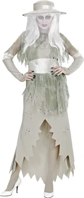 Produktbild von Geisterkostüm Geisterbraut Halloween Gr. M - L  Gespenterlady Gr. M - 38/40