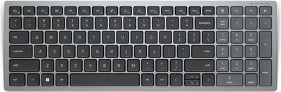 Immagine prodotto di Dell KB740 - Full size (100%) - Senza fili - RF Wireless + Bluetooth - Interruttore a forbice - QWERTY - Grigio - Sc