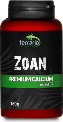 Produktbild von Terrario Zoan Calcium ohne D3 - Kalk ohne Vitamin D3 150g Terrario