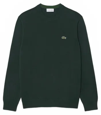 Produktbild von Lacoste Rundhalsstrick aus Baumwolle, Grün L