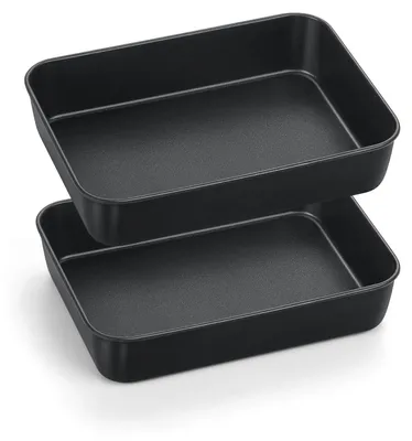 Produktbild von Mini Backform Set von 2 - mit Antihaftbeschichtung für Kuchen und Lasagne