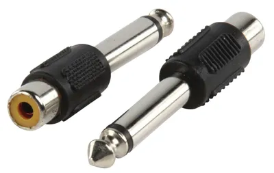 Produktbild von Valueline AC-021, RCA, 6.35mm, Schwarz